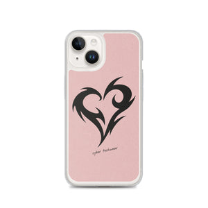 Y2K Heart Phone Case Pink