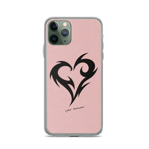 Y2K Heart Phone Case Pink