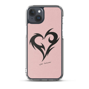 Y2K Heart Phone Case Pink