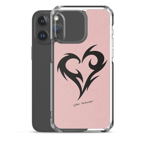 Y2K Heart Phone Case Pink
