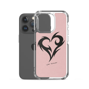 Y2K Heart Phone Case Pink
