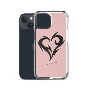 Y2K Heart Phone Case Pink
