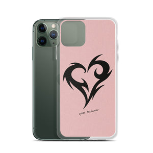 Y2K Heart Phone Case Pink