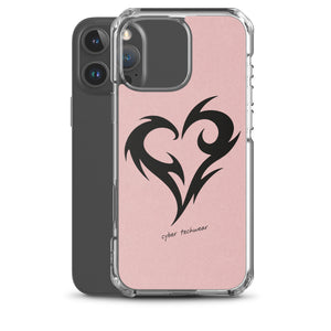 Y2K Heart Phone Case Pink