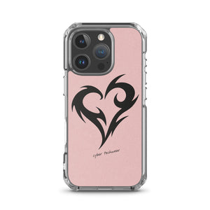 Y2K Heart Phone Case Pink