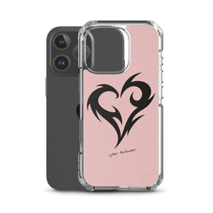 Y2K Heart Phone Case Pink