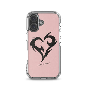 Y2K Heart Phone Case Pink