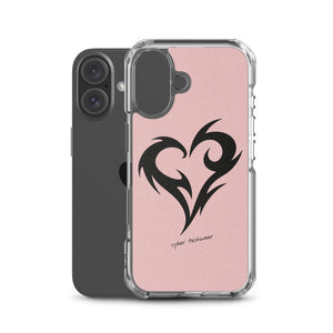 Y2K Heart Phone Case Pink