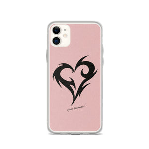 Y2K Heart Phone Case Pink