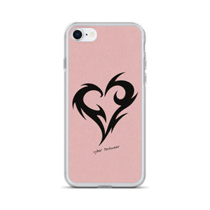 Y2K Heart Phone Case Pink