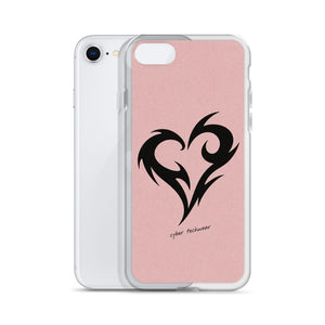 Y2K Heart Phone Case Pink