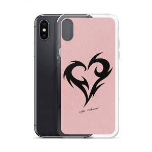 Y2K Heart Phone Case Pink