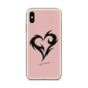 Y2K Heart Phone Case Pink