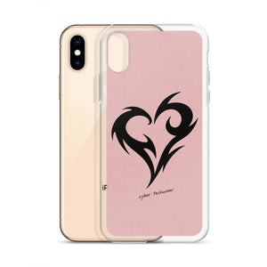 Y2K Heart Phone Case Pink