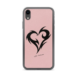 Y2K Heart Phone Case Pink