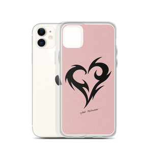 Y2K Heart Phone Case Pink