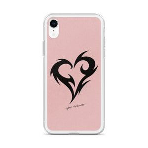 Y2K Heart Phone Case Pink