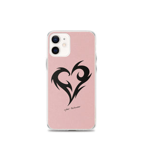 Y2K Heart Phone Case Pink