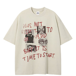 Y2K Hip Hop Vintage Tops Tees