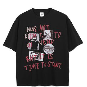 Y2K Hip Hop Vintage Tops Tees