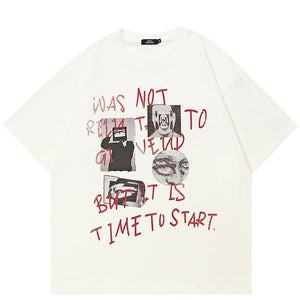 Y2K Hip Hop Vintage Tops Tees