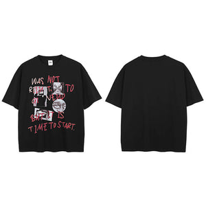 Y2K Hip Hop Vintage Tops Tees