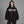 Y2k hoodie Retro Butterfly Graphic – worn by a woman