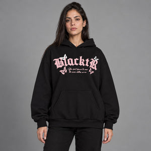 Y2k hoodie Retro Butterfly Graphic – worn by a woman