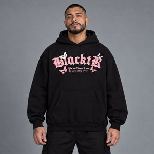 Y2k hoodie Retro Butterfly Graphic – worn by a man