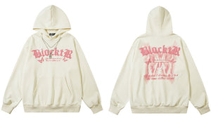 Y2k hoodie Retro Butterfly Graphic