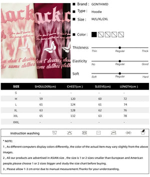 Y2k hoodie Retro Butterfly Graphic