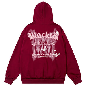 Y2k hoodie Retro Butterfly Graphic