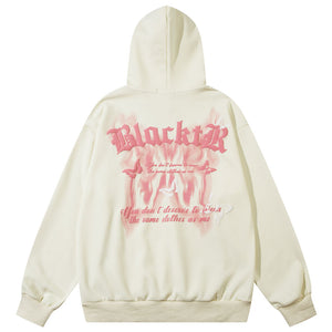 Y2k hoodie Retro Butterfly Graphic