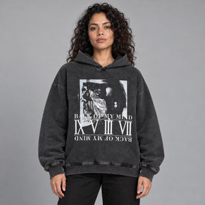 Y2K Hoodie Retro – worn by a woman