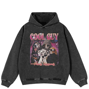 Y2K Hoodie with Dogs Graphic