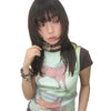 Y2k Horse Print T-shirt Tops