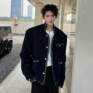 Y2K Jacket Casual Wollen
