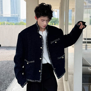 Y2K Jacket Casual Wollen