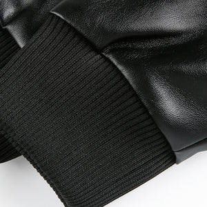 Y2K Jacket PU Leather Casual