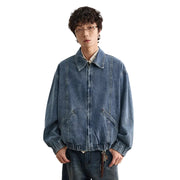 Chaqueta Y2K con cremallera de moda