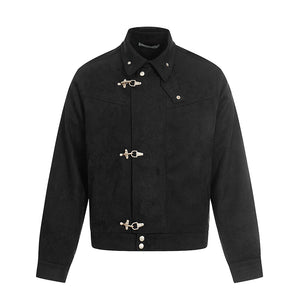 Y2K Jacket with Airplane Buckle