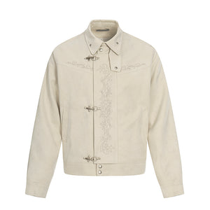 Y2K Jacket with Airplane Buckle