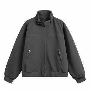 Y2K Jacket with Stand Collar