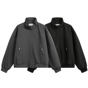 Y2K Jacket with Stand Collar
