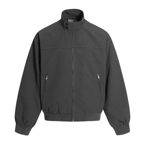 Y2K Jacket with Stand Collar