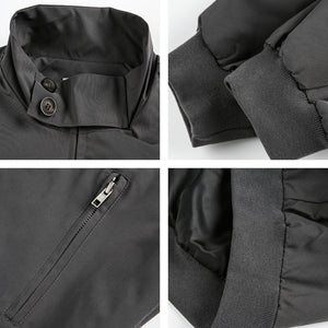Y2K Jacket with Stand Collar