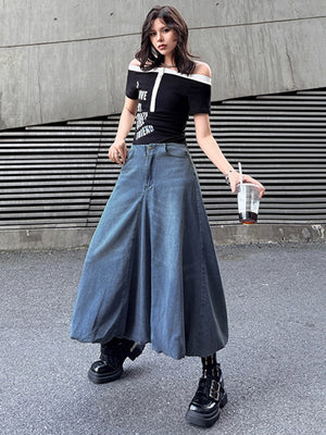 Y2K Jean Skirts