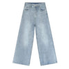 Y2K Jeans Button Pockets Male