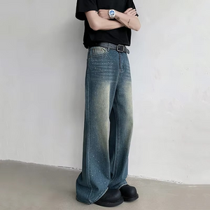 Y2k Jeans Diamond Baggy