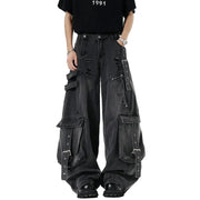Y2K Jeans Multi Pockets Casual